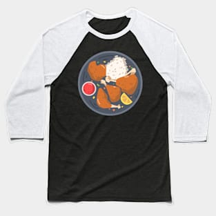 Roasted Chicken Baseball T-Shirt